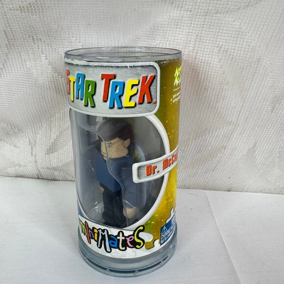 Minimates Star Trek Dr. McCoy Action figure Art Asylum 2002 1st release canister - Picture 3 of 5